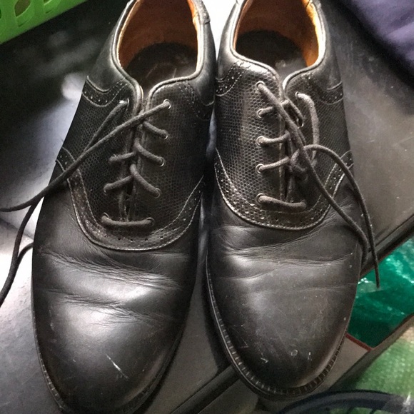mens saddle oxford golf shoes
